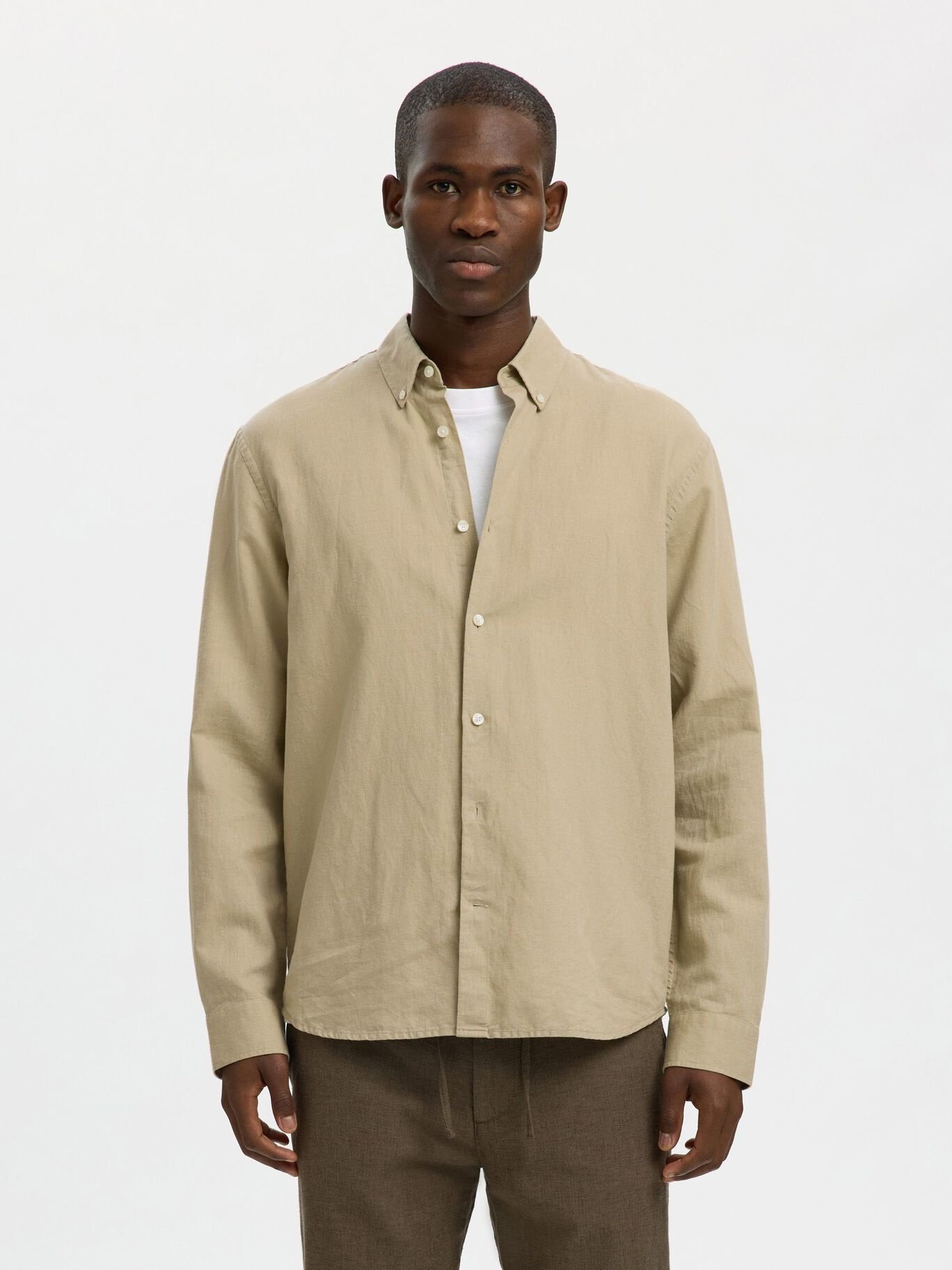 SELECTED Selected Men's Clay Linen Blend 16100084