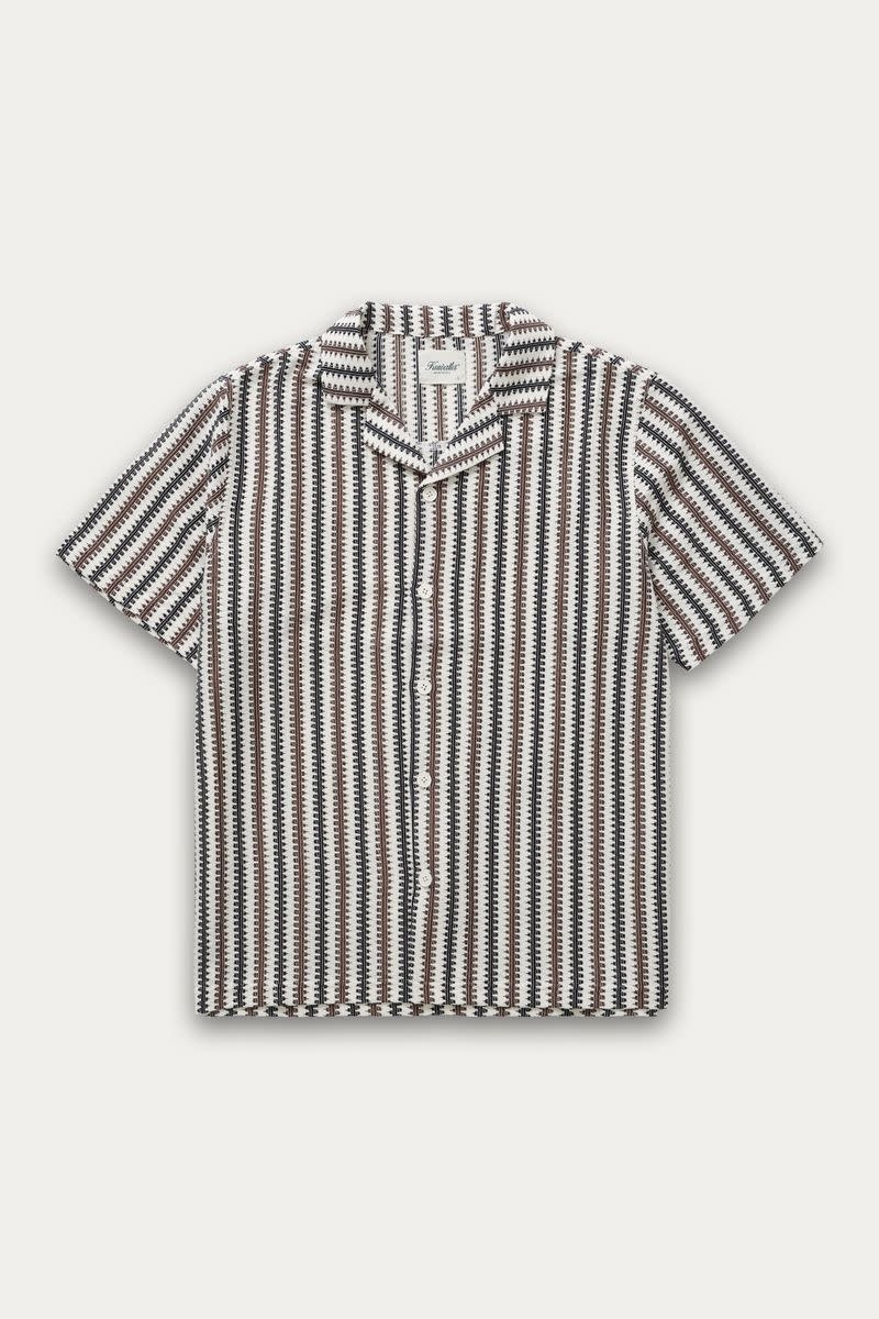 Kuwalla Kuwalla Hommes Chemise à Motifs En Zig Zag KUL-0126-ZZSH113