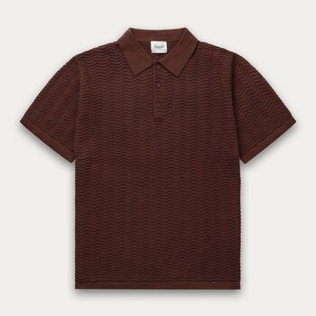 Kuwalla Kuwalla Men's Wave Knit Polo KUL-0126-WPL703