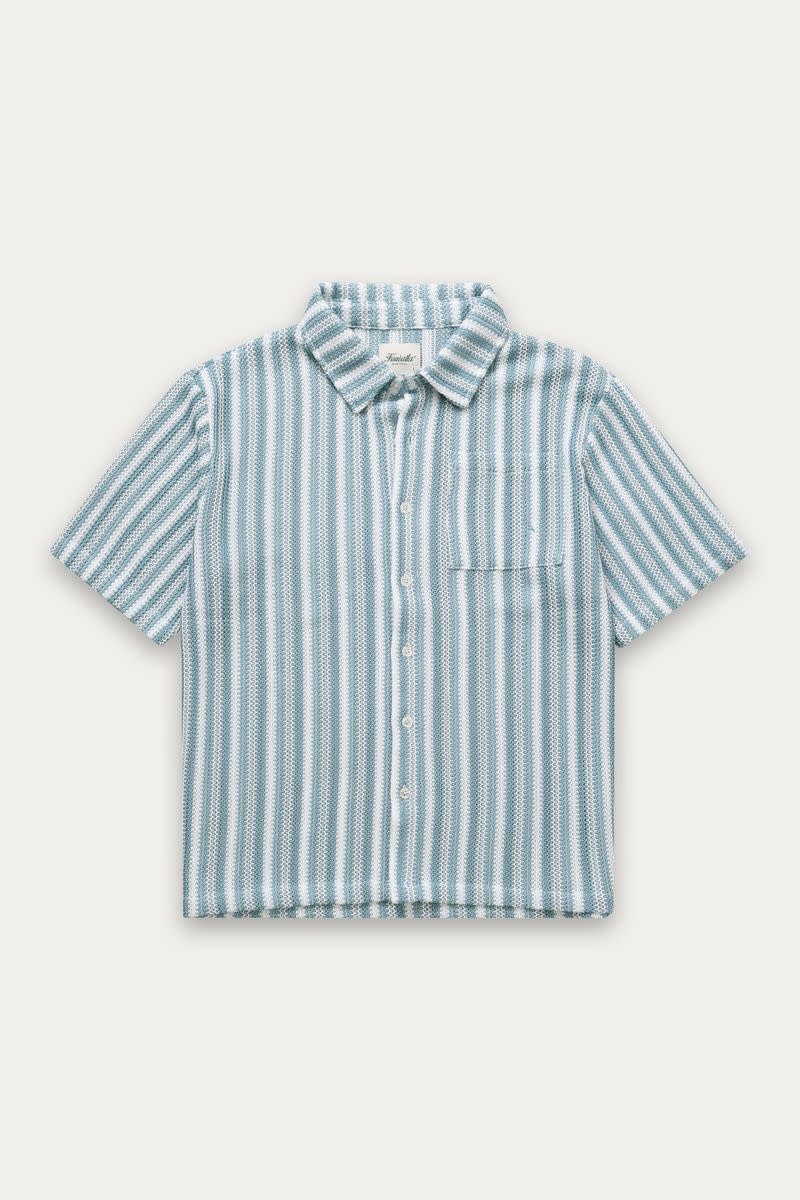 Kuwalla Kuwalla Men's Crochet Stripe Shirt KUL-0126-CS104