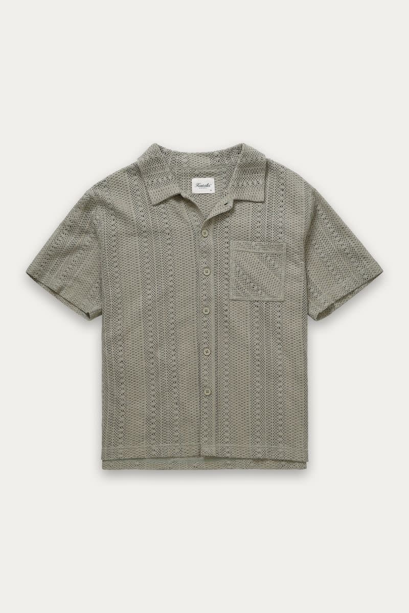 Kuwalla Kuwalla Men's Crochet Box Shirt KUL-0126-CBS114