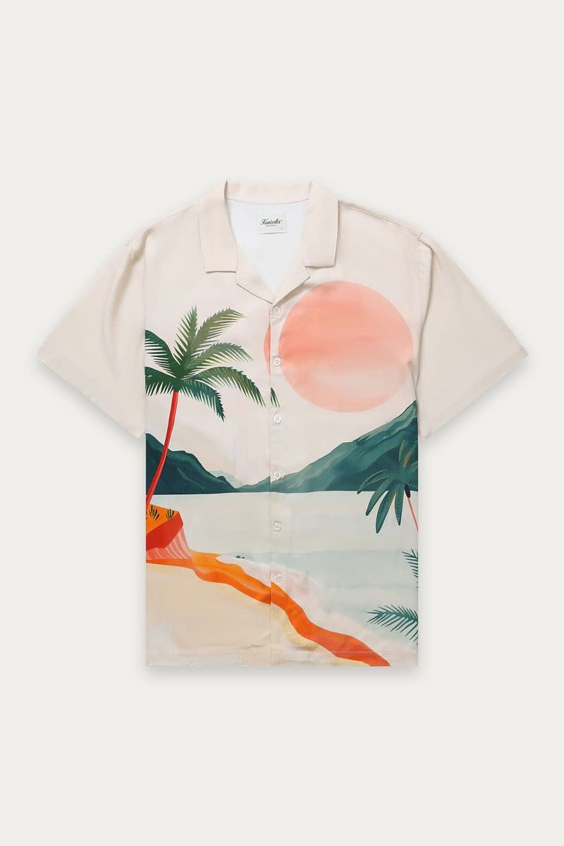 Kuwalla Kuwalla Men's Beach Shirt KUL-0126-SS008B