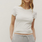 Kuwalla Kuwalla Femmes KWG T-Shirt Côtelé Classique WKUL-0126-KRT607