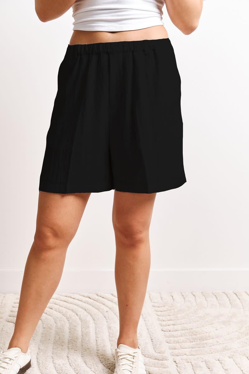 Kuwalla Kuwalla Femmes Short En Lin Et Dentelle WKUL-0126-LLS370