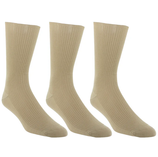 Perri's Socks Perri's Socks Hommes Wellness Chaussettes Coton Sans Élastique Mi-Mollet WGA170-M