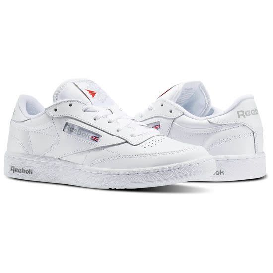 reebok club c baskets en cuir blanc ar0455