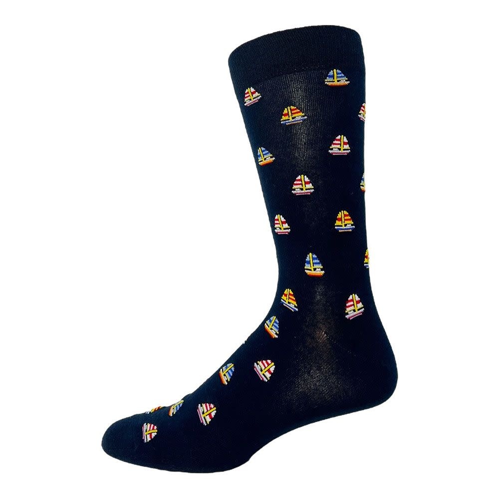 Key Socks Key 5208 Design Boat Navy 8-12