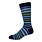 Key Socks Key 5876 Bamboo Stripe Navy 8-12