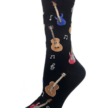 Crazy Toes Crazy Toes Women's 06006 Guitars Black 6-10