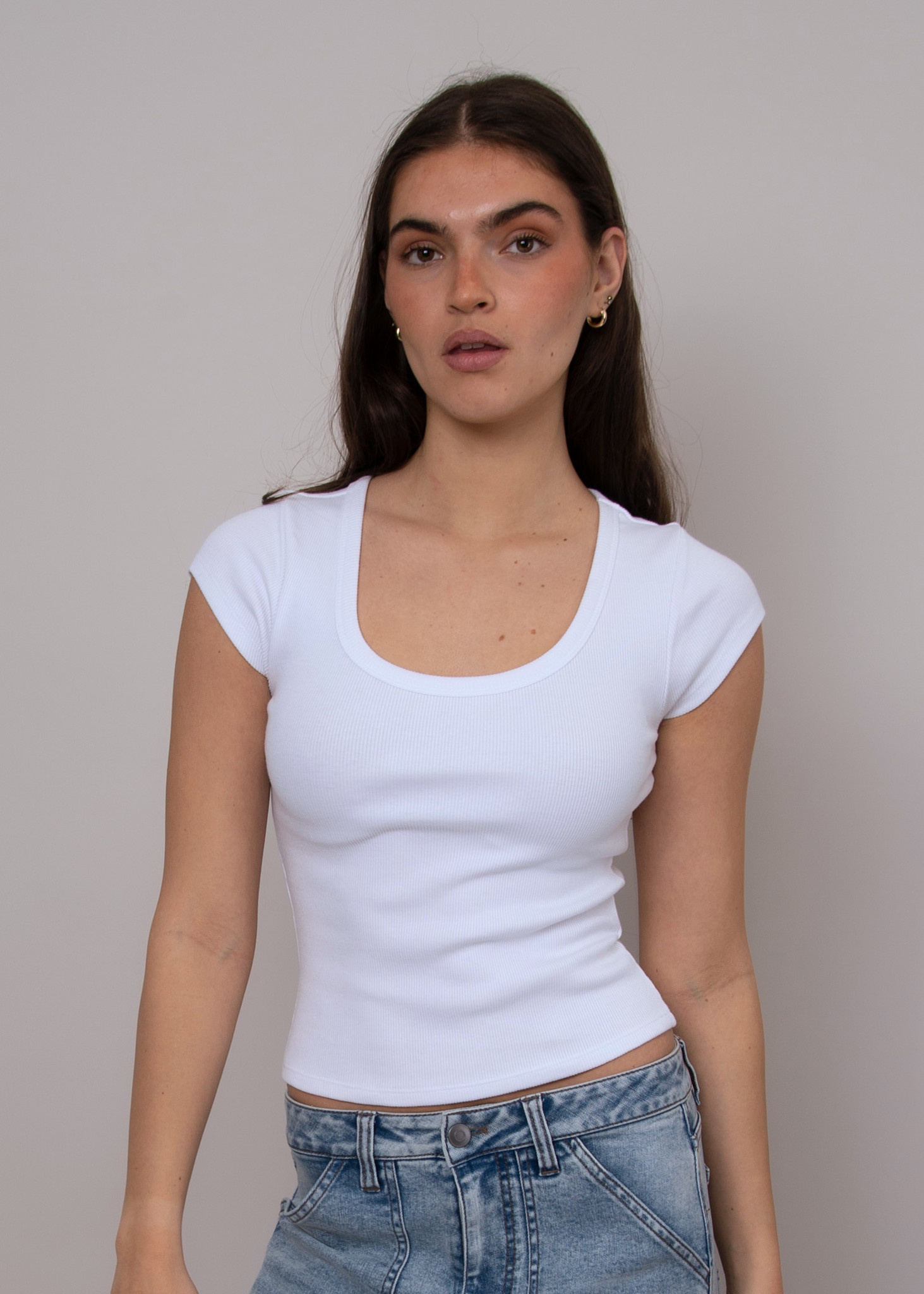 Cloth Cloth Femmes Kendra Col Rond à Manches Courtes 57T048S