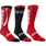 Perri's Socks Coca Cola 3 Pack Gift Box Crew Sock Red/Black/Red 7-12