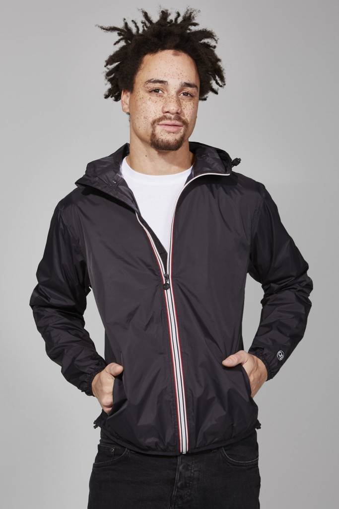 08 08 Lifestyle Unisex Veste de Pluie Zippée