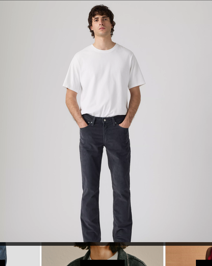 Levi's Levi's Hommes 511 Étroite Velours Côtelé 04511-6539