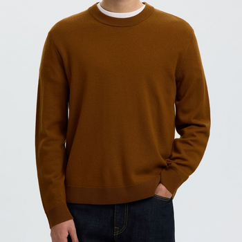 SELECTED Selected Hommes Pull Brossé Mérinos 16098204