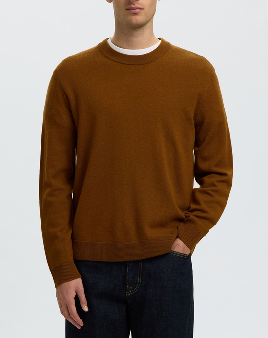 SELECTED Selected Hommes Pull Brossé Mérinos 16098204