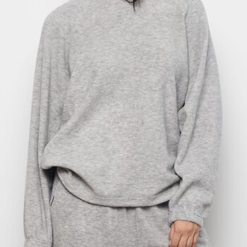 Kuwalla Kuwalla Femmes Chandail Col Rond à Texture Nuageuse WKUL-CTC601-0326