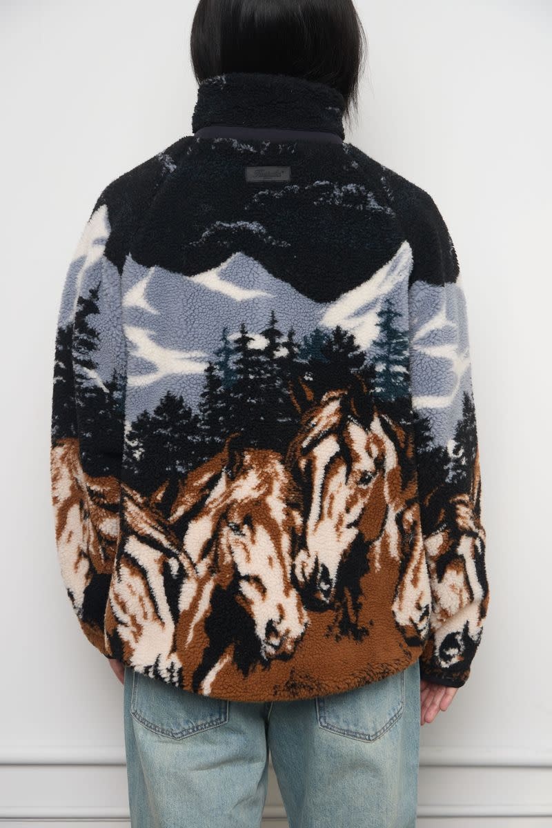 Kuwalla Kuwalla Femmes Veste Sherpa Imprimée WKUL-SFZ3030-0326