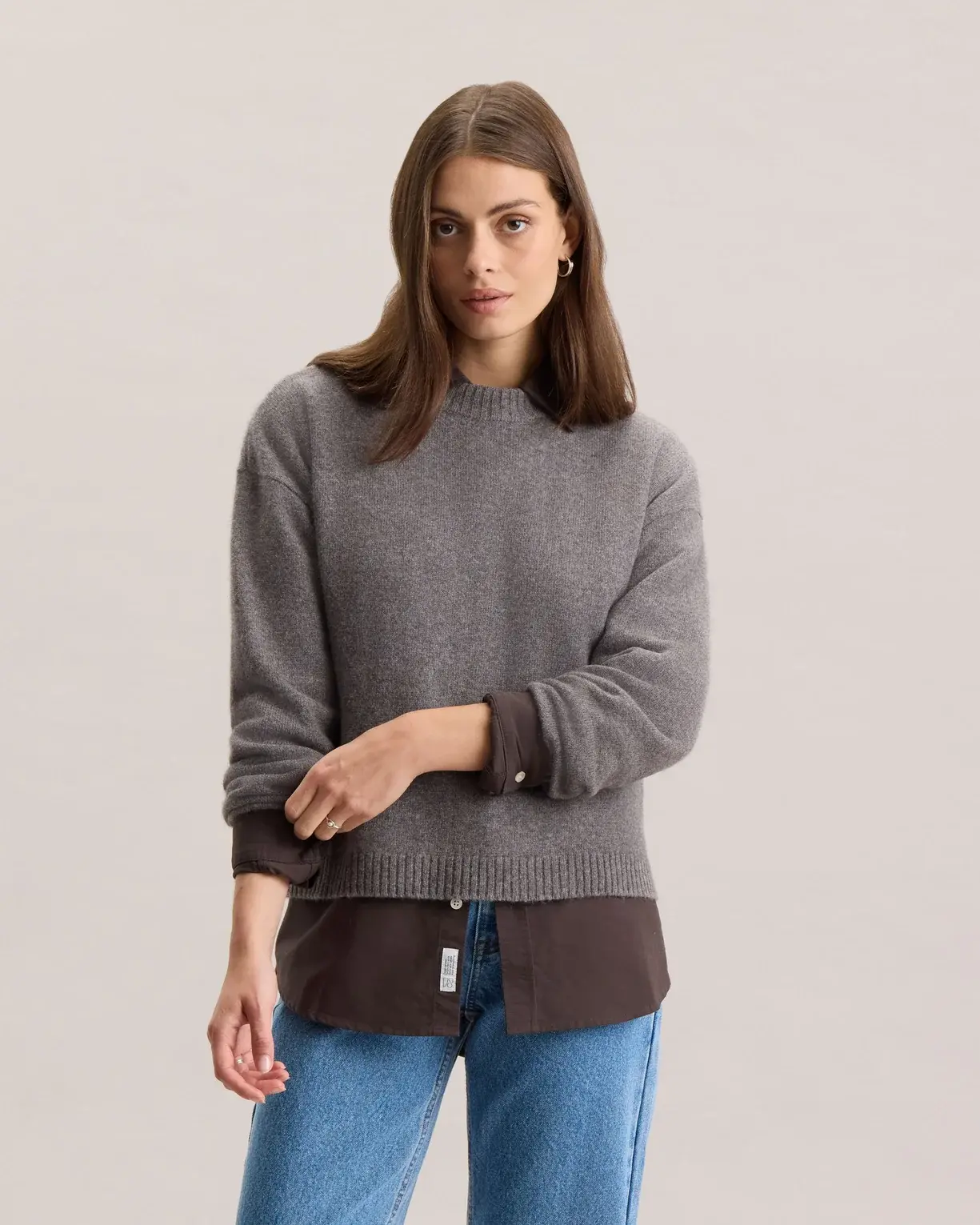 Frank And Oak Frank And Oak Femmes Chandail à Col Rond Essentiel 2LKW0016FE