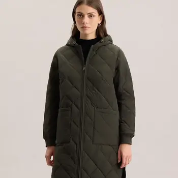 Frank And Oak Frank And Oak Femmes Veste à Capuchon Skyline Maxi 2LWJ0022FE