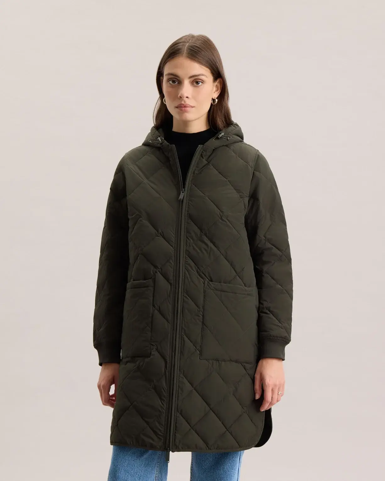Frank And Oak Frank And Oak Femmes Veste à Capuchon Skyline Maxi 2LWJ0022FE