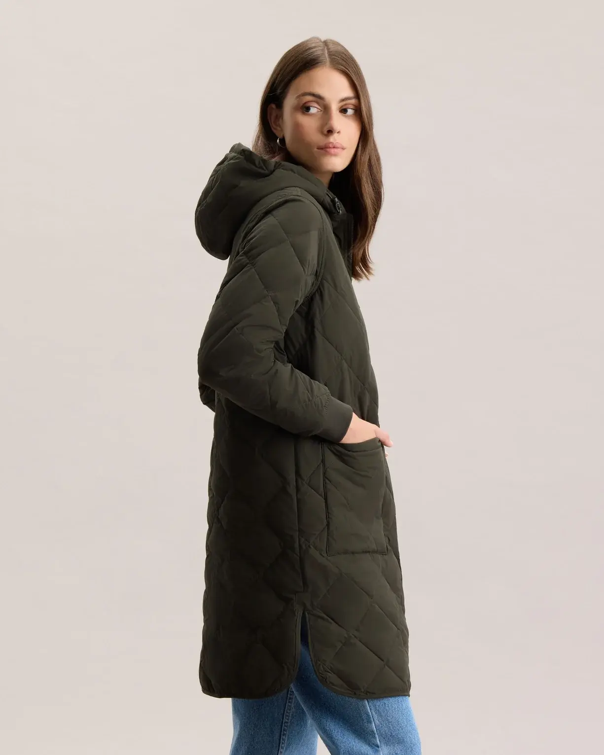 Frank And Oak Frank And Oak Femmes Veste à Capuchon Skyline Maxi 2LWJ0022FE