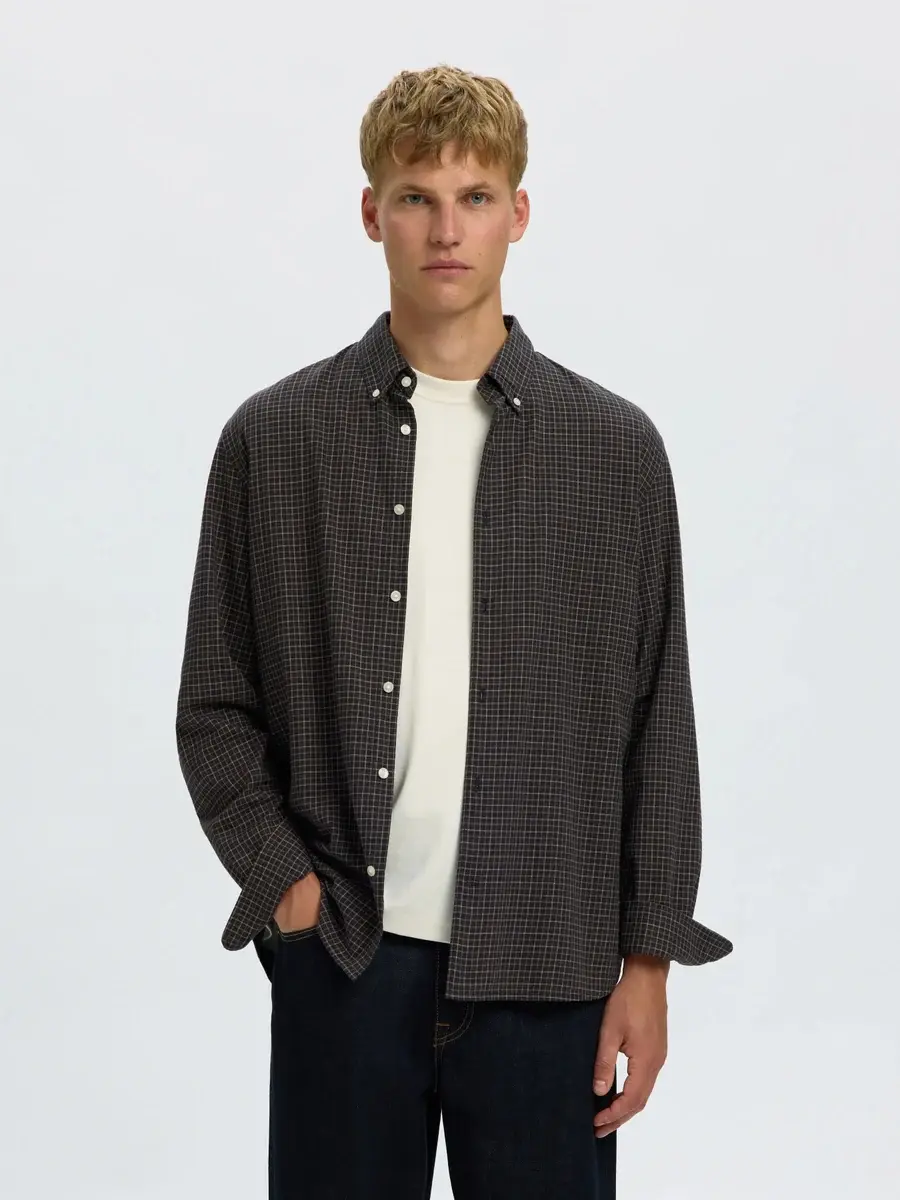 SELECTED Selected Hommes Cole Jay Melange LS 16101696