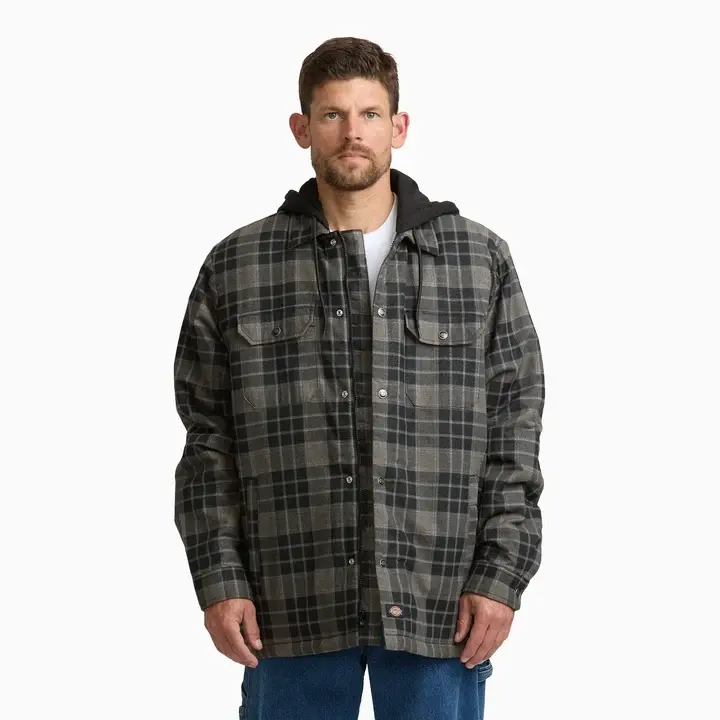 Dickies Dickies Hommes Chemise à Carreaux à Capuchon Isolée A8CTQ