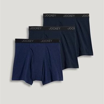 EVERLAST Man's Navy Blue Everlast three-pack briefs in stretch