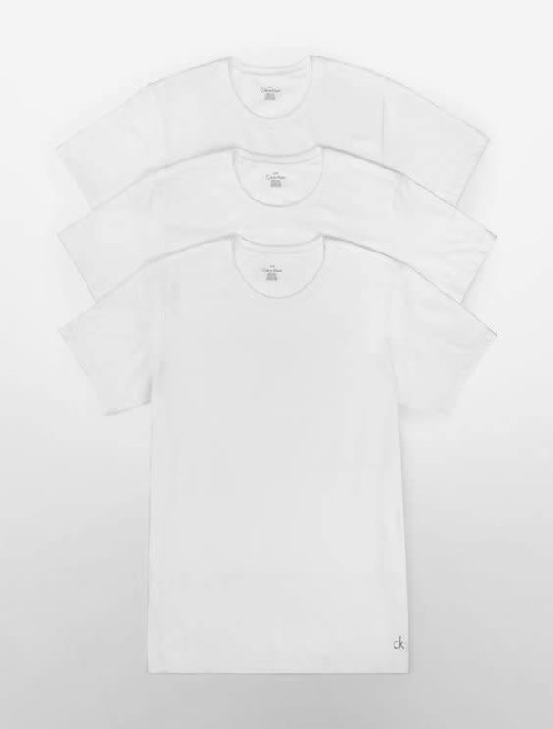 Calvin Klein Calvin Klein Hommes 3 Paire Coton Crew Haut NB4011G