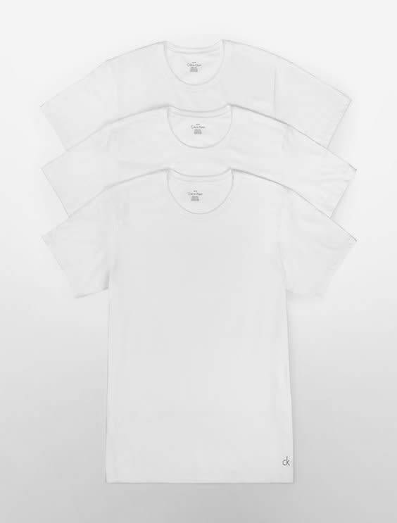 Calvin Klein Calvin Klein Men's 3 Pack Cotton Crew Top NB4011G