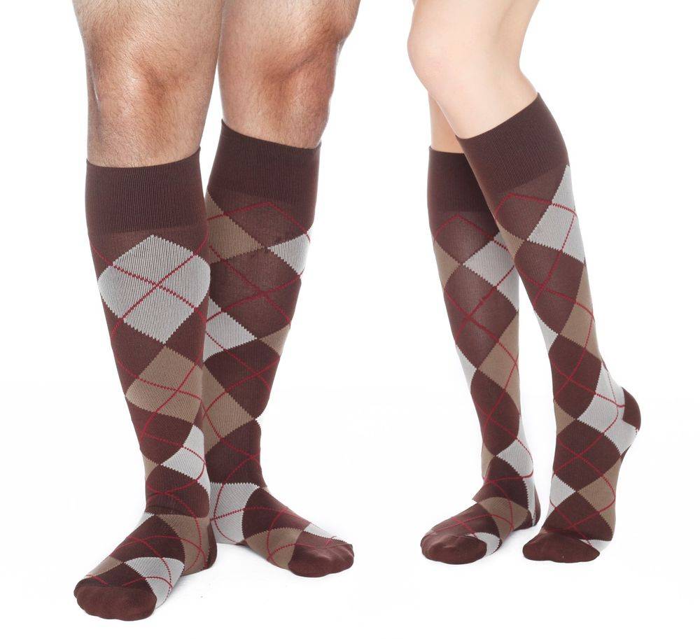 Dr Comfort Dr Comfort Argyle Knee High Compression Getactive