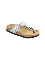 Birkenstock Gizeh Kids - Birko-Flor in Silver