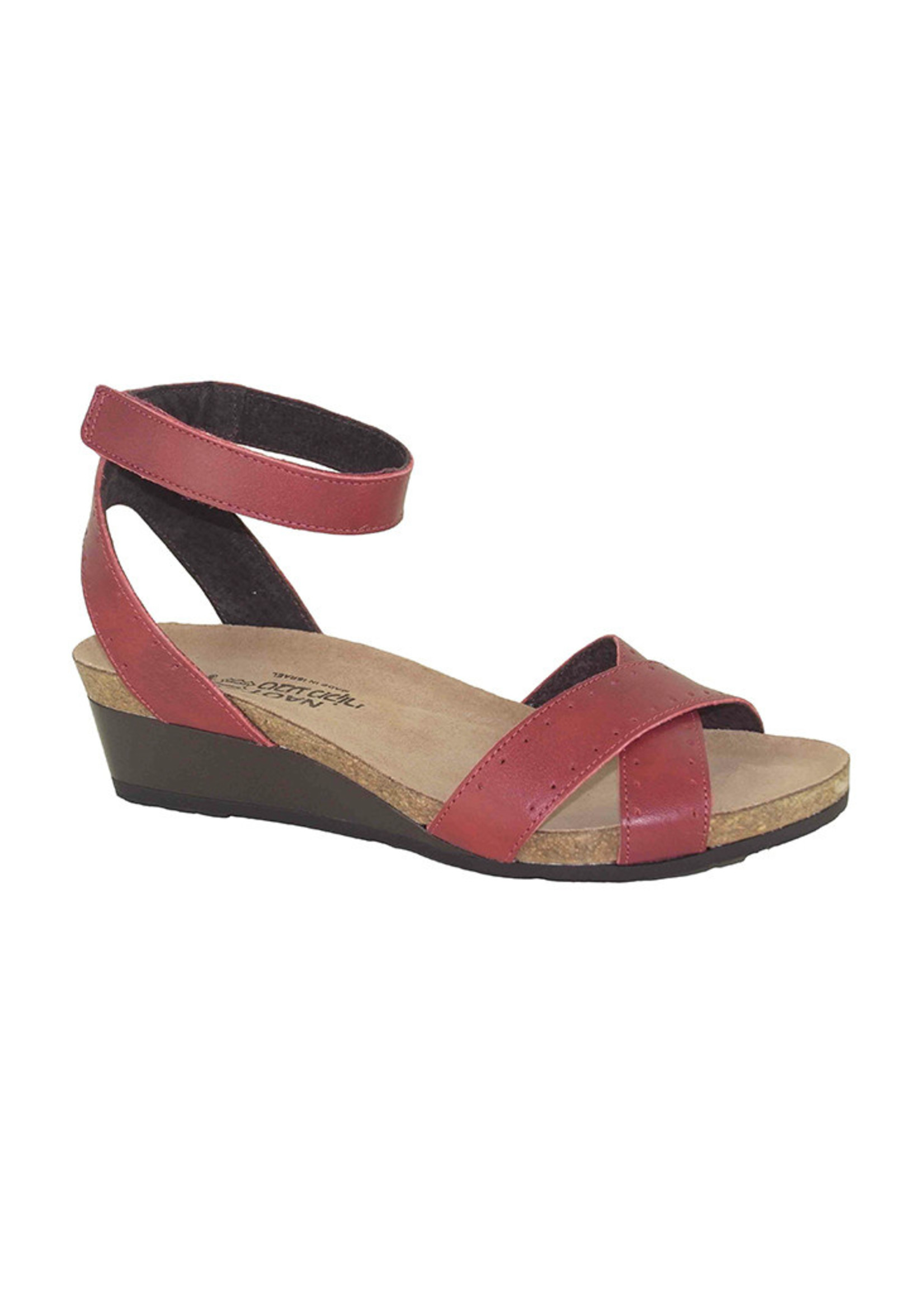 Naot Footwear Wand in Berry Red Combo