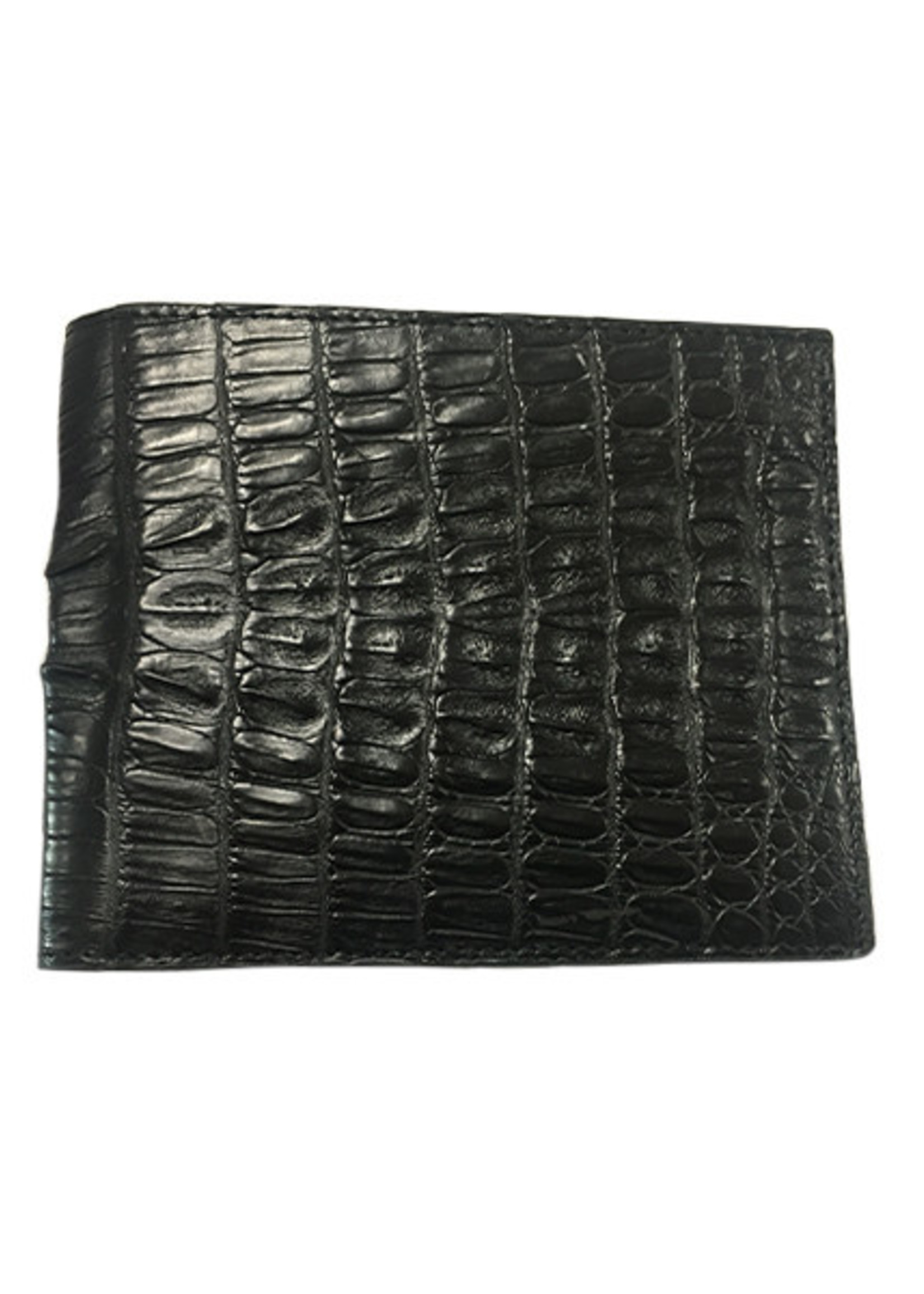 Crocodile & Stingray Products Men's Crocodile Wallet - Black