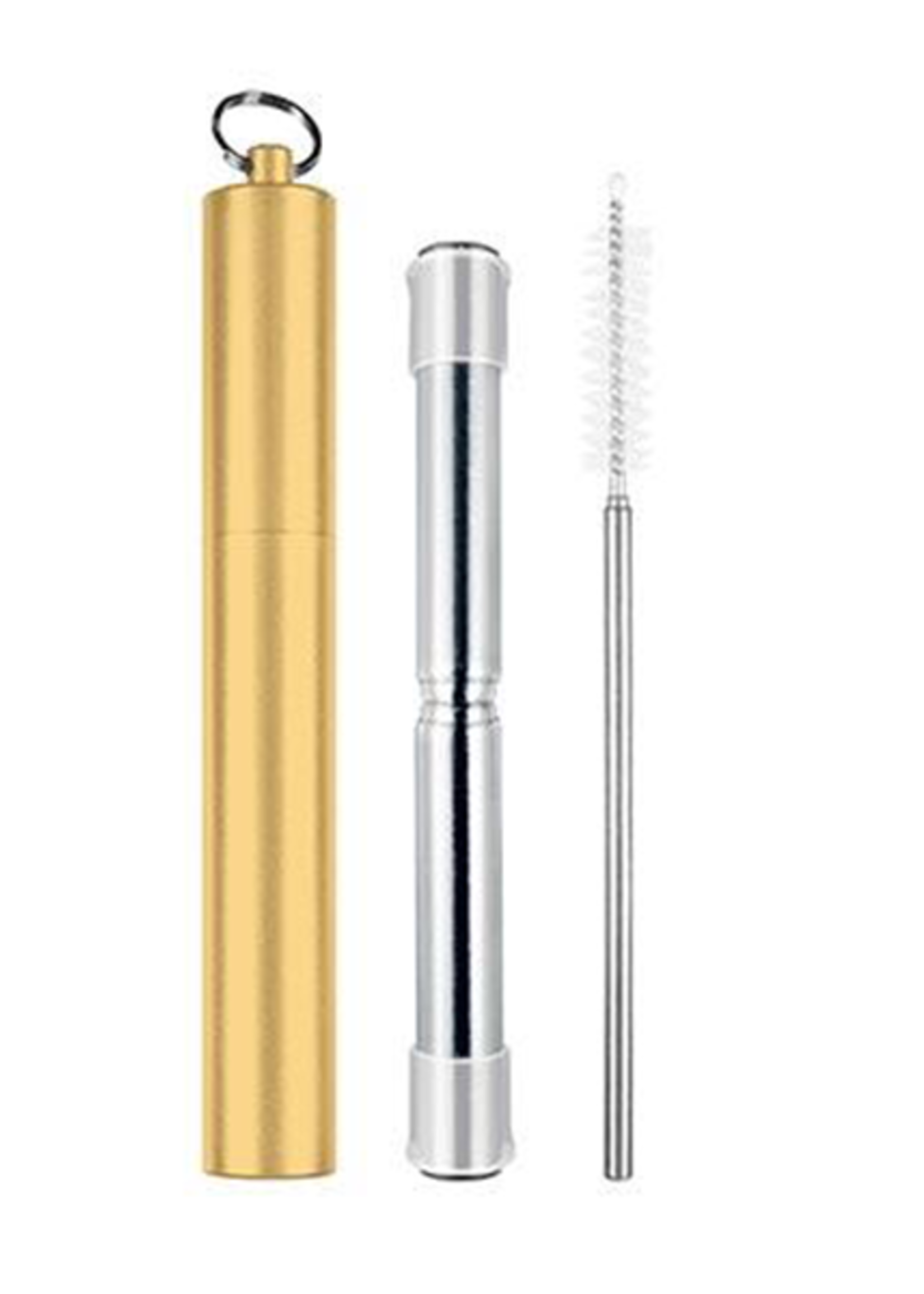 Avanti Homewares Telescopic Travel Straw Champagne