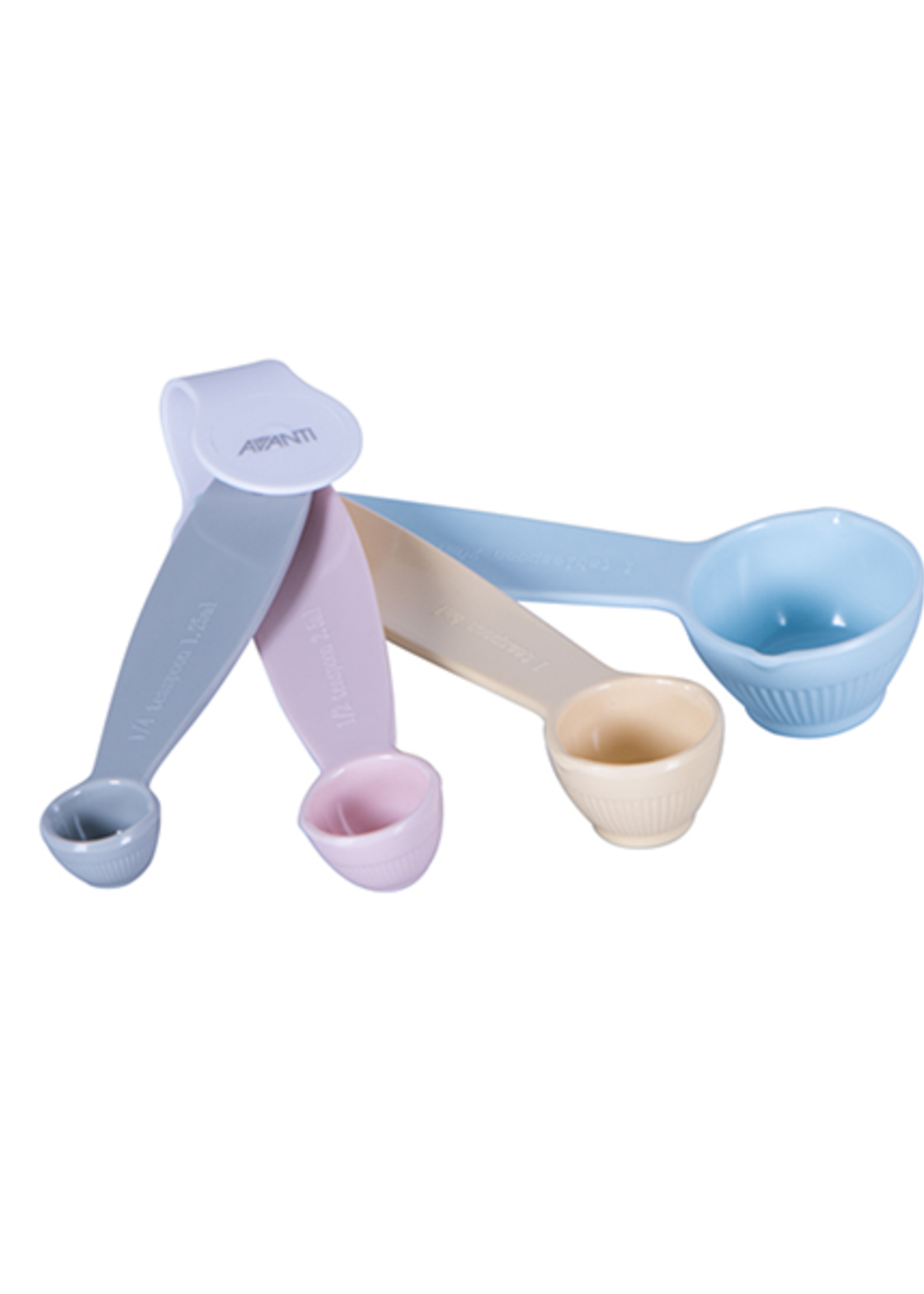 Avanti Homewares Ribbed Measuring Spoons Pastel