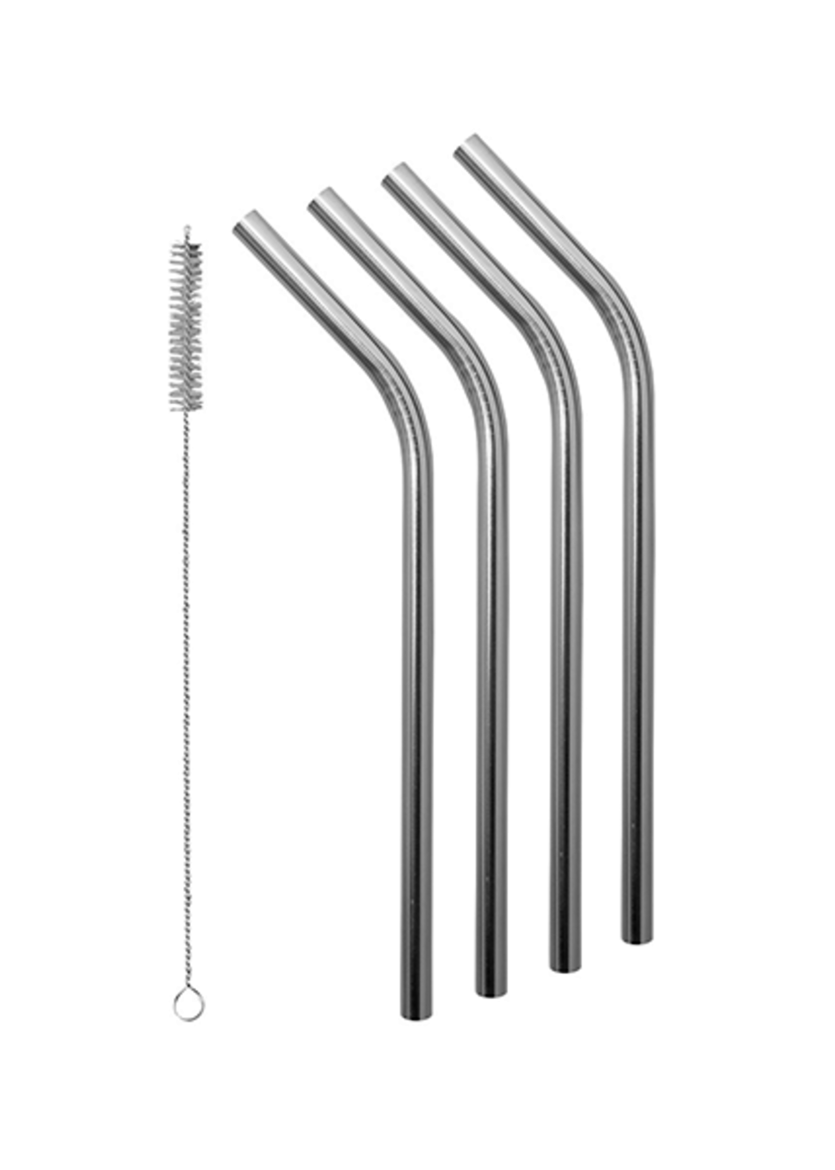Avanti Homewares Stainless Steel Reusable Straws Set