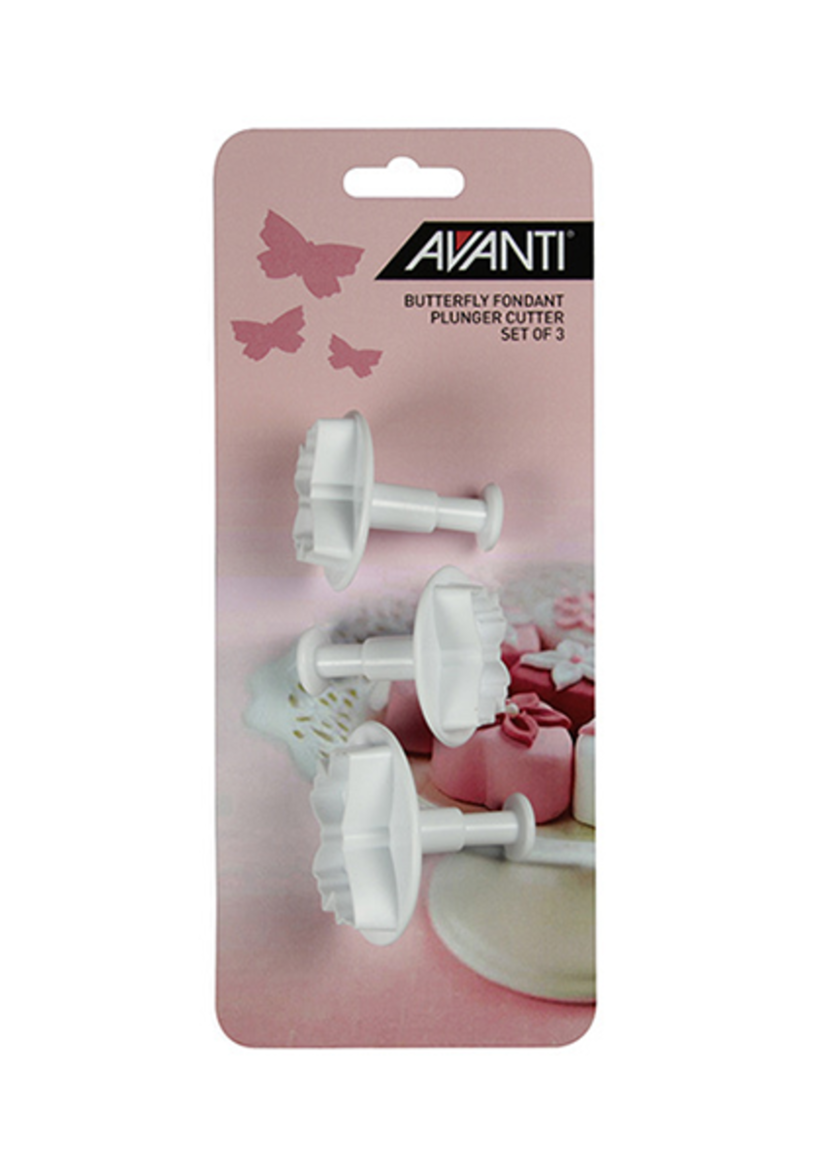 Avanti Homewares Butterfly Fondant Plunger Cut Set 3pce