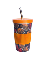 Utopia Large Tumbler Straw with Lid - Selina Teece