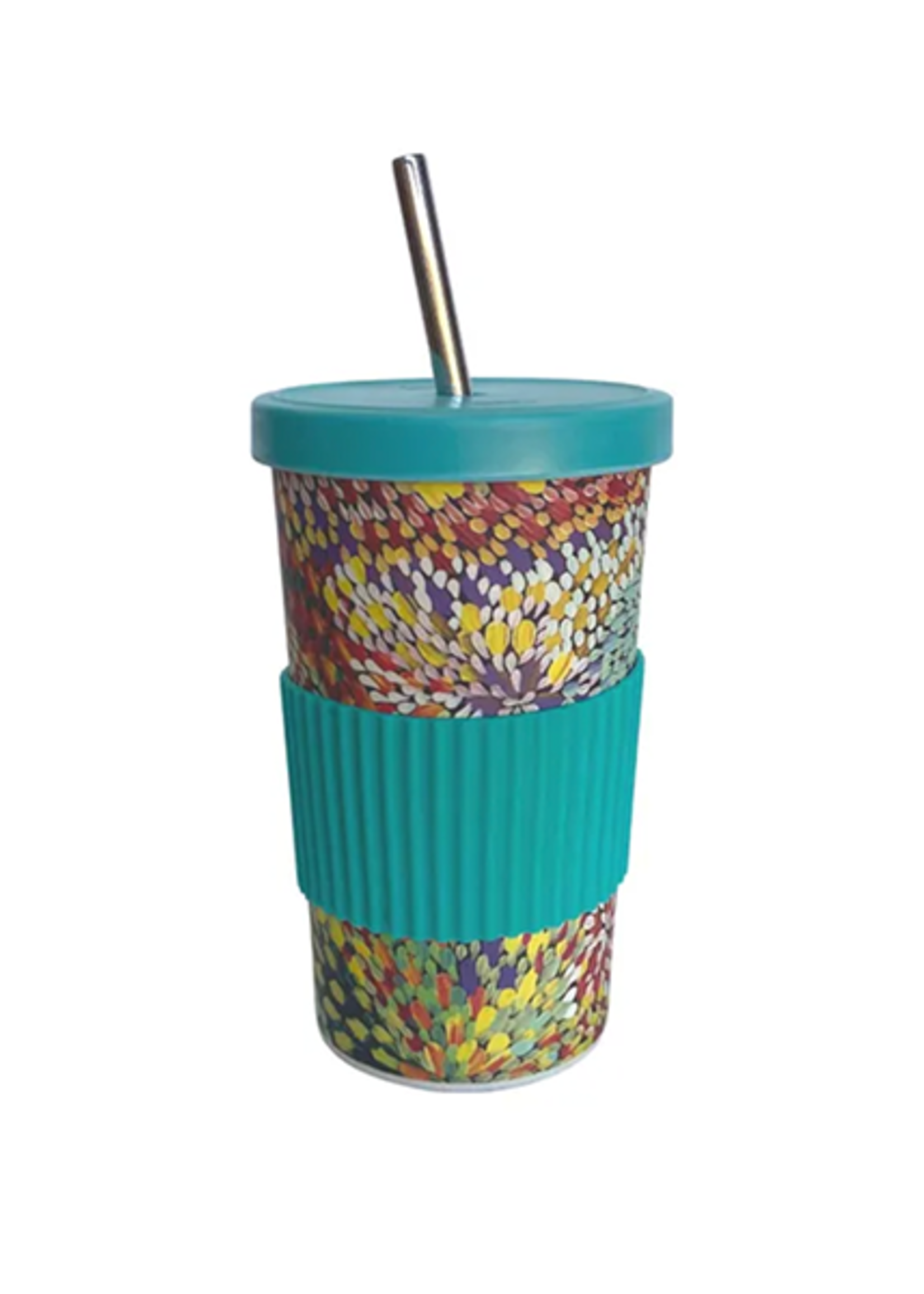 large straw tumbler