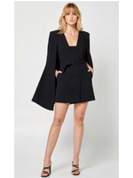 Elliatt Suzanne Suiting Cape in Black