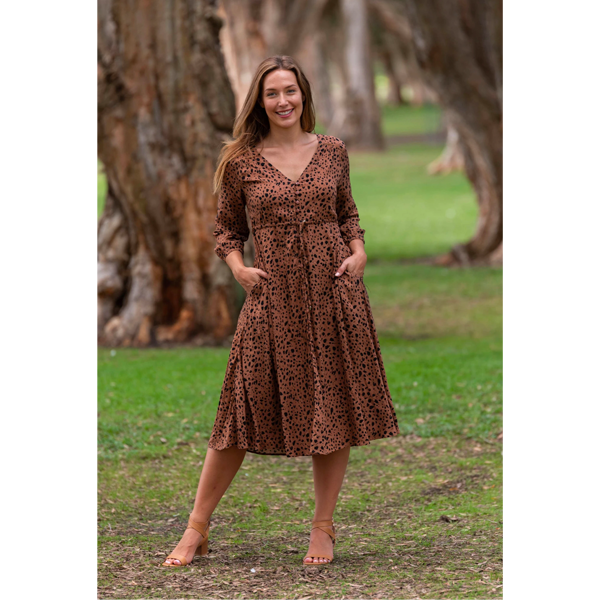 boho australia midi dress