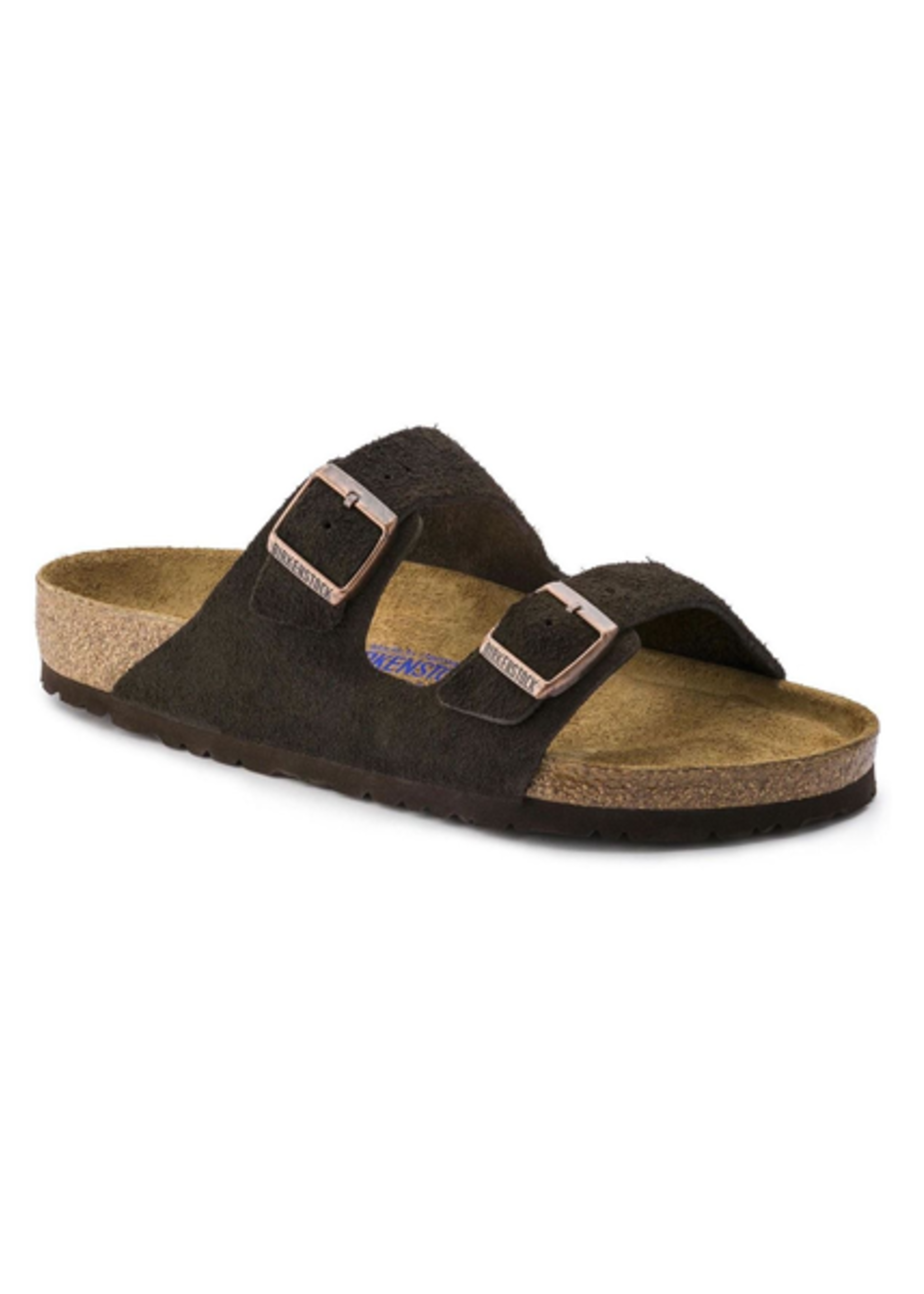 Birkenstock Arizona Suede Leather in Mocca (Soft Footbed - Suede Lined)