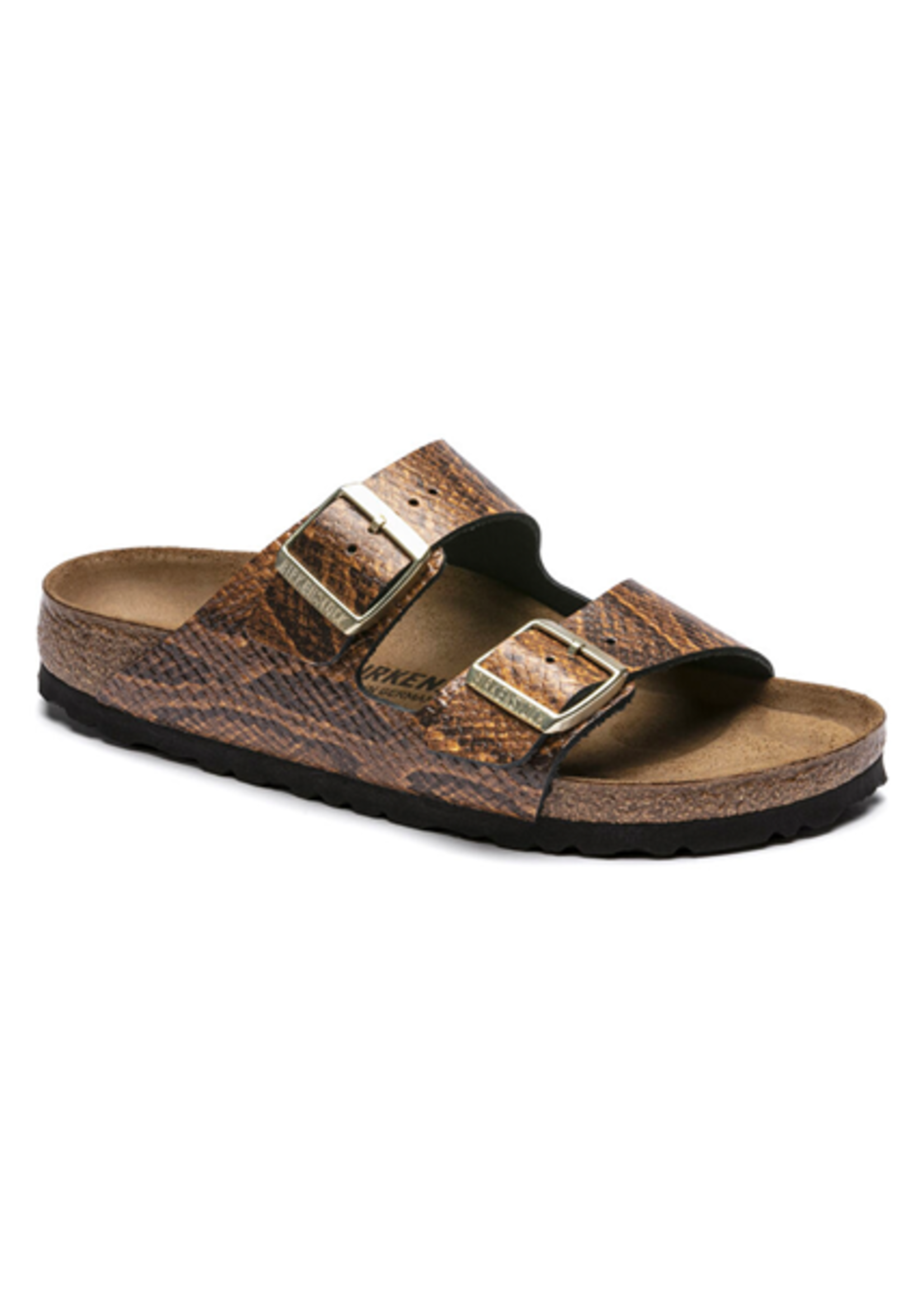 Birkenstock Arizona - Leather in Snake Brown