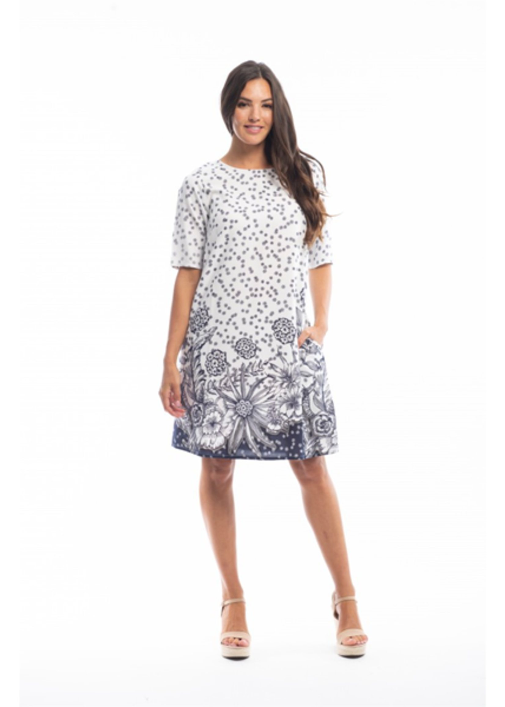 Orientique Chantilly Contemporary Dress in Print