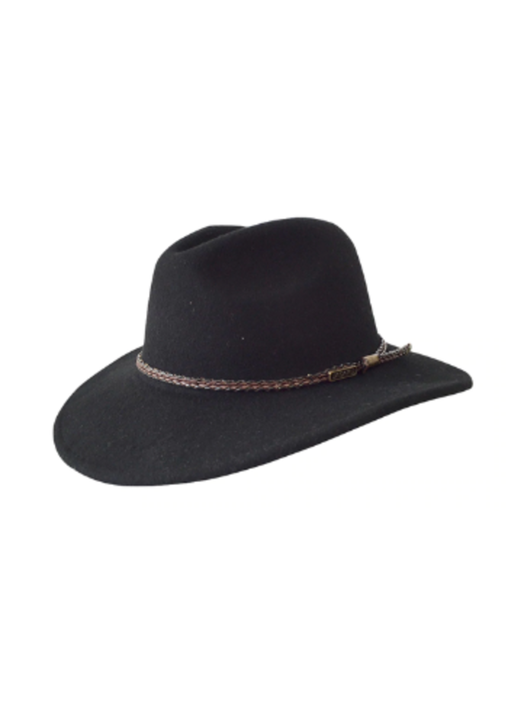 1847 Outback Fedora in Black