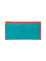 Pierre Cardin Ladies Wallet - Turquoise/Orange (PC3260)
