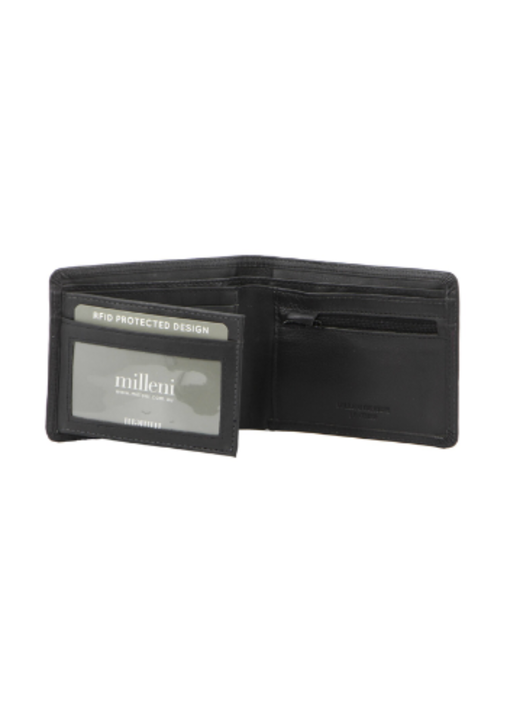 Milleni Men’s Wallet - Black (C5129)