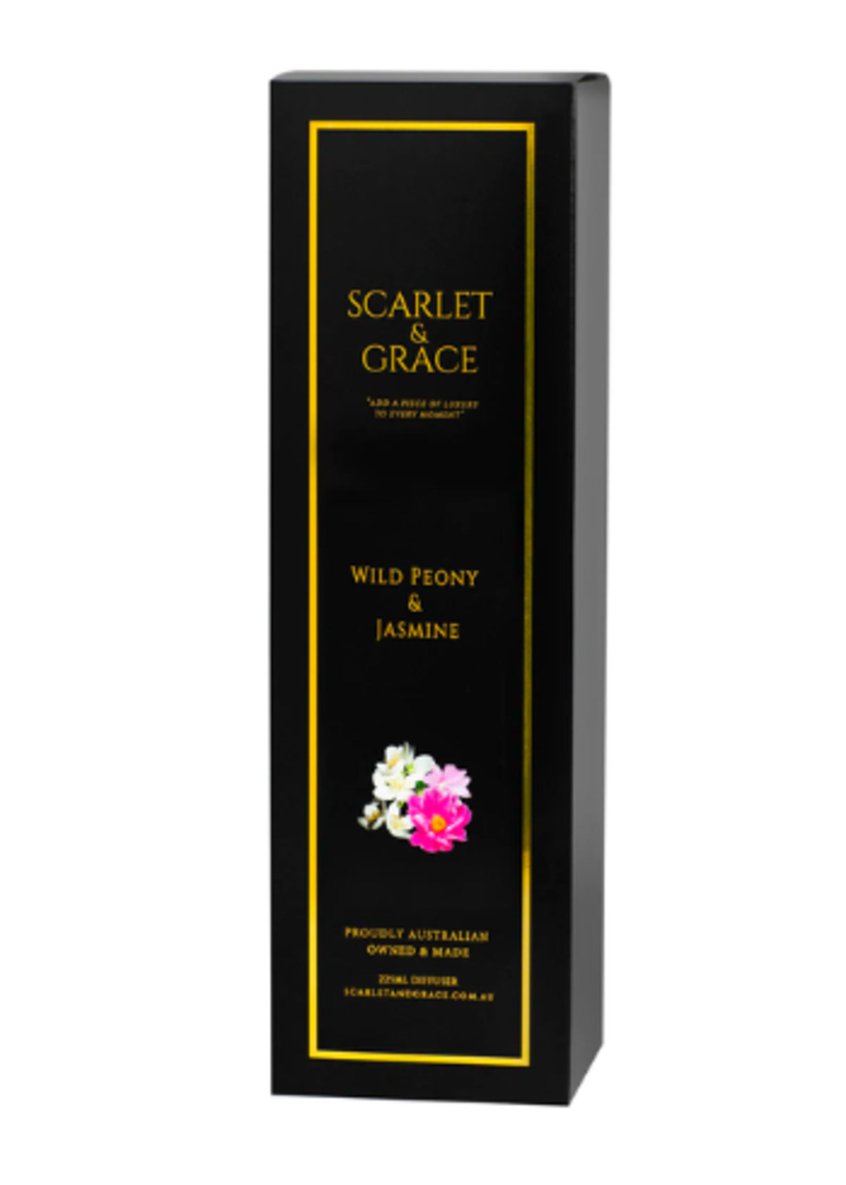 Scarlet & Grace 225ml Diffuser - Wild Peony & Jasmine