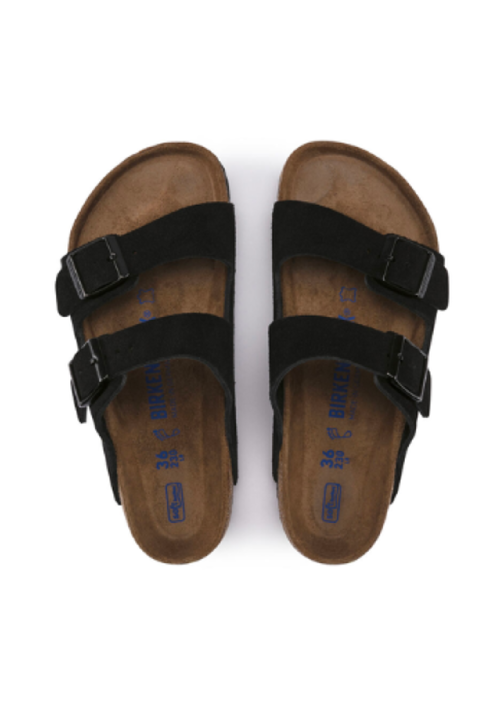 Birkenstock Arizona in Dark Teal Suede Leather (Soft Footbed)